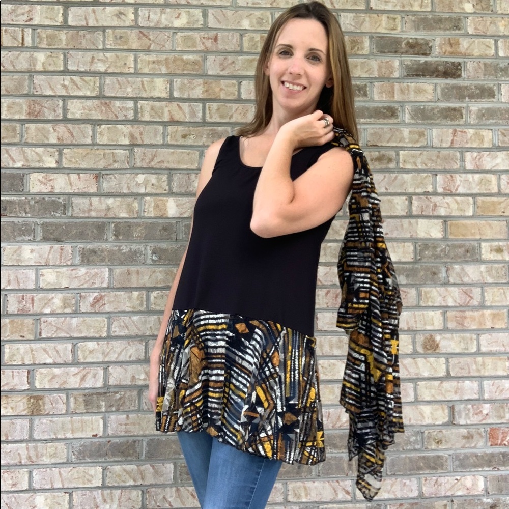 Two-piece Boho Blouse and Tunic